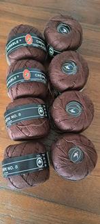 Durable Crêpe No. 8 Katoen Garen - 8 Bollen bruin, Hobby en Vrije tijd, Breien en Haken, Ophalen of Verzenden, Nieuw, Breien of Haken
