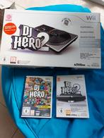 Nintendo Wii Dj Hero en Guitar Hero, Spelcomputers en Games, Spelcomputers | Nintendo DS, Blauw, Zo goed als nieuw, Ophalen