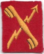 Mouwembleem Korps Mariniers  DVO Verbindingsdienst, Embleem of Badge, Nederland, Ophalen of Verzenden, Marine