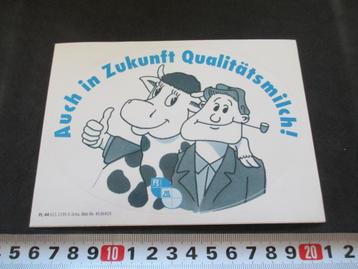 sticker Auch in Zukunft Qualitäs milch ! beschikbaar voor biedingen