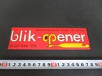 sticker Delftsch Studenten Corps 26e Lustrum Blik-Opener 197, Ophalen, Zo goed als nieuw, Bedrijf of Vereniging