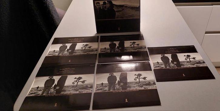 U2 – The Joshua Tree Collection (1987) • 5x7" Promo Vinyl, Cd's en Dvd's, Vinyl | Pop, Zo goed als nieuw, 1980 tot 2000, Overige formaten