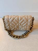 Beige clutch ZARA, Ophalen of Verzenden, Zo goed als nieuw, Beige, Avondtasje