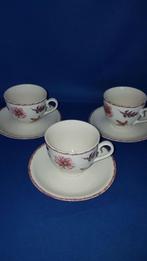 Janneke Brinkman Seasons, 3x kop en schotel, gaaf. 3A20, Tweedehands verkoop, Tweedehands verkoop, Gebruikt, Ophalen of Verzenden