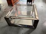 Salontafel glas/spiegels, Huis en Inrichting, Tafels | Salontafels, 50 tot 100 cm, Glas, Rechthoekig, 50 tot 75 cm