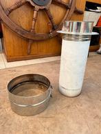 Kachelpijp Materialen - Aansluitstuk, Klemband, Aansluitbuis, Ophalen of Verzenden, Gebruikt, Hout, Houtkachel