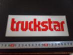 sticker TRUCKSTAR, Ophalen, Zo goed als nieuw, Sticker