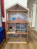 Barby huis incl Barbies, Ophalen of Verzenden, Zo goed als nieuw