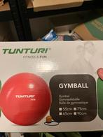 Tunturi 75cm Gymball/fitnessbal/zwangerschapsbal, Sport en Fitness, Ophalen, Zo goed als nieuw, Fitnessbal