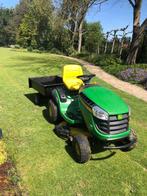 John Deere X125 Zitmaaier met aanhanger, Ophalen, Zo goed als nieuw, John Deere, 90 tot 120 cm
