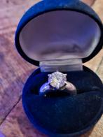 Imenso Elegance Ring zilver 18. met 5 Stenen, 18 tot 19, Ophalen of Verzenden, Dame, Zilver