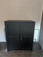 Zwarte IKEA Kast met Openslaande Deuren 78x42x96cm, Ophalen