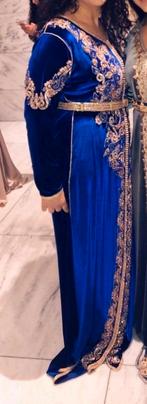 Mooi blauwe kaftan te koop, Ophalen of Verzenden, Zo goed als nieuw, Blauw, Overige typen
