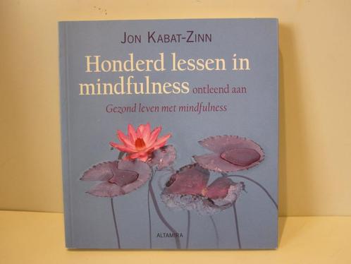 Jon Kabat-Zinn				Honderd lessen in mindfulness, Boeken, Esoterie en Spiritualiteit, Zo goed als nieuw, Ophalen of Verzenden