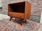 Louis van Teeffelen  TV Lp kastje dressoir retro vintage 60s, Gebruikt, 1 of 2 laden, Minder dan 100 cm, 25 tot 50 cm