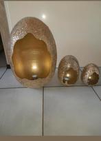 Nieuwe colmore eggs mozaïek goud champagne, Huis en Inrichting, Woonaccessoires | Kandelaars en Kaarsen, Ophalen of Verzenden