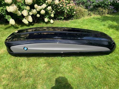 BMW dakkoffer 520 liter (universeel) + dakdragers (3serie), Auto diversen, Dakkoffers, Zo goed als nieuw, Ophalen