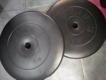 Schijven set 30 kg gewichten plates beschikbaar voor biedingen