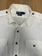 Vintage Ralph Lauren G.I. linnen shirt overhemd - Maat XL, Kleding | Heren, Overhemden, Wit, Ralph Lauren, Ophalen of Verzenden