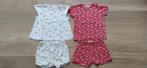 Zomer pyjama's shortama's maat 74 80 super schattig!, Ophalen of Verzenden, Hema, Meisje, Nacht- of Onderkleding