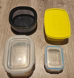 Voorraaddozen set van 4, Ophalen of Verzenden, Gebruikt, Blauw, Bak of Kom