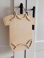 Gepersonaliseerd Geboortebord Rompertje met Naam, Ophalen of Verzenden, Nieuw, Geboortebord