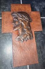 Crucifix antiek zeer zwaar van steen , 45 cm h,30 cm br, Antiek en Kunst, Ophalen of Verzenden