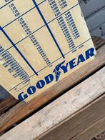 Goodyear Spannings Tabel Vrachttwagens, Verzamelen, Reclamebord, Gebruikt, ., Ophalen of Verzenden