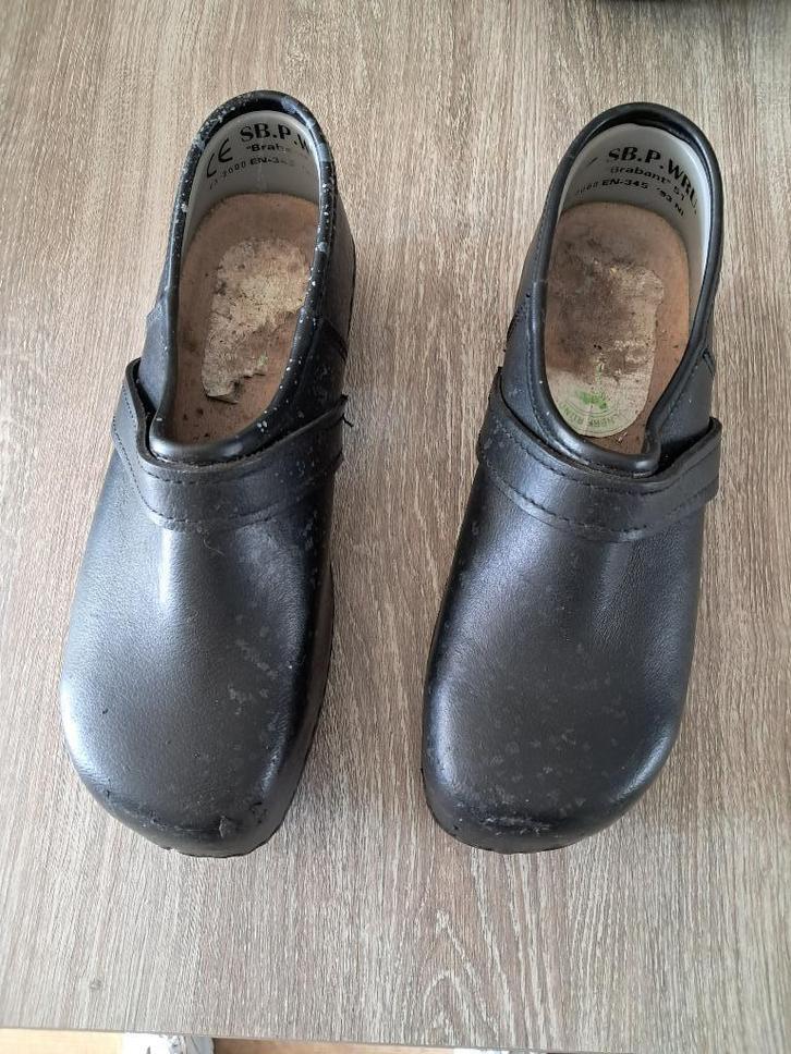 Nog Hele Goede Zwarte Leren Klompen Maat 42, Kleding | Heren, Schoenen, Gedragen, Klompen, Zwart, Ophalen of Verzenden