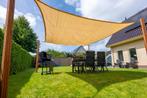 ZGAN: Schaduwdoek Rechthoek Waterdicht 2,5x3m - Creme Wit, Tuin en Terras, Schaduwdoeken, Ophalen of Verzenden, Zo goed als nieuw