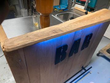 Super toffe eiken bar mancave gamko koeling beschikbaar voor biedingen