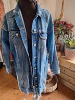 Spijkerjas jas maat m l, Kleding | Dames, Jassen | Zomer, Ophalen of Verzenden, Zo goed als nieuw, Maat 42/44 (L), Blauw