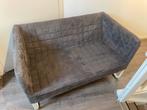 Bankje 120 cm grijs, Ophalen, Minder dan 75 cm, Tweepersoons, Zo goed als nieuw