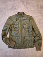 Sisley legergroen jasje met glitter applicaties, Kleding | Dames, Sisley, Ophalen of Verzenden, Zo goed als nieuw, Maat 36 (S)