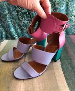 Philou portofino sandaaltjes pumps hakken mt 41 lila roze, Overige kleuren, Verzenden, Zo goed als nieuw, Schoenen met hoge hakken