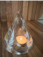 Waxinelichthouder handgemaakt van glas, 1 kg 13,5 cm hoog, Huis en Inrichting, Woonaccessoires | Kandelaars en Kaarsen, Ophalen of Verzenden