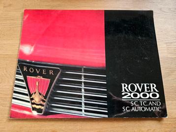 Brochure Rover 2000 beschikbaar voor biedingen