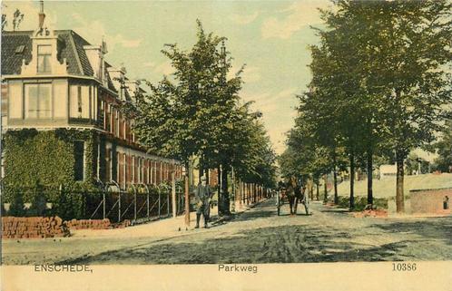 (304-259-055) Enschede Parkweg, Verzamelen, Ansichtkaarten | Nederland, Overijssel, Verzenden