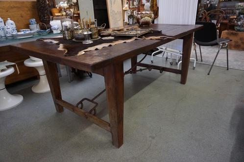 Antieke robuuste Franse tafel kloostertafel, Antiek en Kunst, Antiek | Meubels | Tafels, Ophalen