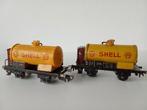 2 Vintage Marklin tankwagons nr 374. (800), Ophalen, Wisselstroom, Gebruikt, Wagon