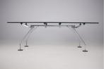 Norman Foster Techno Tafel Mat Glas 280 cm, Huis en Inrichting, 50 tot 100 cm, Zo goed als nieuw, Vijf personen of meer, 200 cm of meer