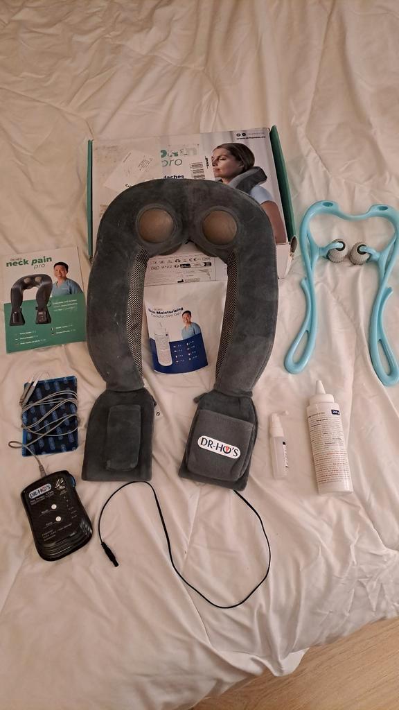 Dr. Ho nekmassage apparaat met extra pads, Sport en Fitness, Massageproducten, Zo goed als nieuw, Apparaat, Ophalen of Verzenden
