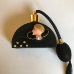 Leuke glazen parfumfles met gezicht, Antiek en Kunst, Curiosa en Brocante, Ophalen of Verzenden