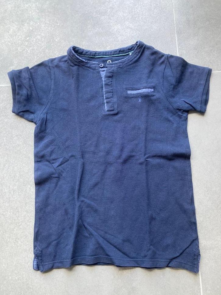 Shirt jongens maat 140 donkerblauw, Kinderen en Baby's, Kinderkleding | Maat 140, Zo goed als nieuw, Jongen, Shirt of Longsleeve