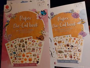 die cut plakplaatjes boeken gestanst  beschikbaar voor biedingen