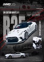 Nissan GT-R (R35) Top Secret v Inno64 1/64 Tokyo Salon 2021, Ophalen of Verzenden, Nieuw, Auto