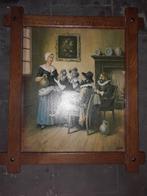 Antieke schilderij  ar  Delen Jan  Rothenburg Tauber 1963, Ophalen