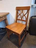 4 grenen stoelen in goede staat, Ophalen, Gebruikt, Bruin, Klassiek