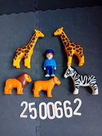123 Playmobil - dierentuin dieren, Gebruikt, ., Ophalen of Verzenden, Playmobil