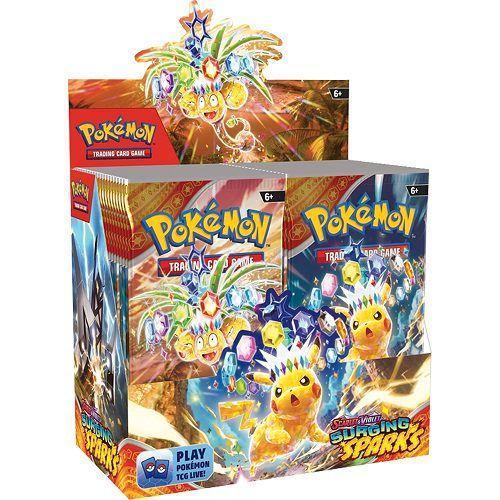Pokémon Surging Sparks Booster Box, Hobby en Vrije tijd, Verzamelkaartspellen | Pokémon, Nieuw, Boosterbox, Foil, Ophalen of Verzenden